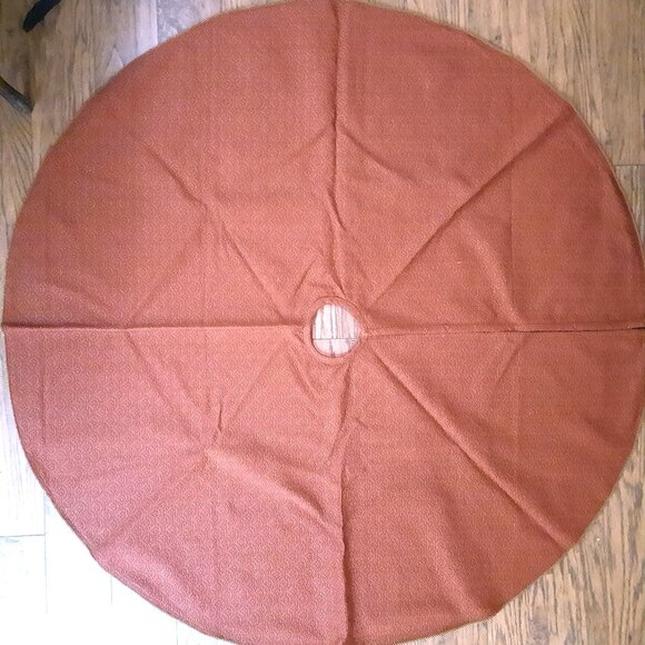 Large 51" Jacquard Christmas Tree Skirt - Picture 2 of 6